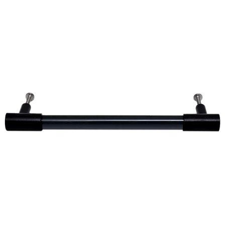 Black Medium Cylinder Glass Door Handles